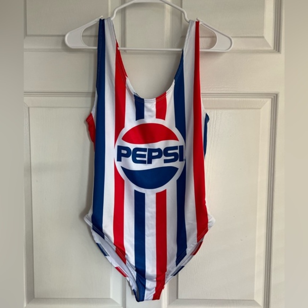 Pepsi One Piece Swimsuit Size Large